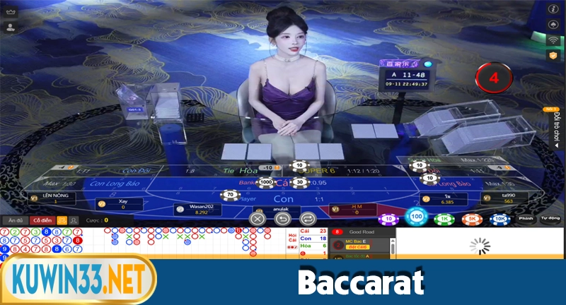 Baccarat trực tuyến đẳng cấp game bài quốc tế