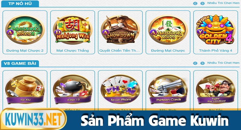 Giới thiệu sản phẩm game đa dạng tại trang Kuwin